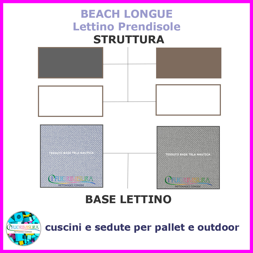 BEACH LONGUE | Lettino Prendisole