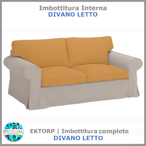 Imbottiture complete Ektorp compatibile Ikea DIVANO LETTO
