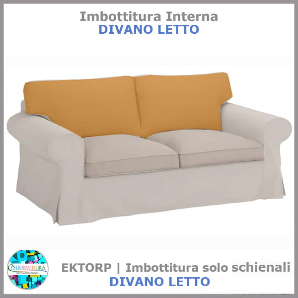 Rembourrage de dossier Ektorp compatible avec le CANAPÉ-LIT Ikea