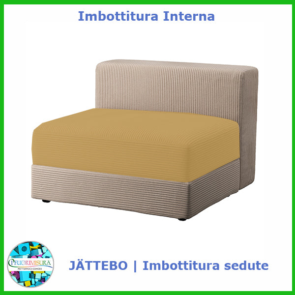 JÄTTEBO Rembourrage d'assise 1,5 place compatible avec Ikea
