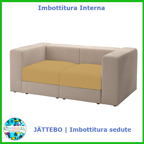 Rembourrage de siège JÄTTEBO compatible avec le biplace Ikea