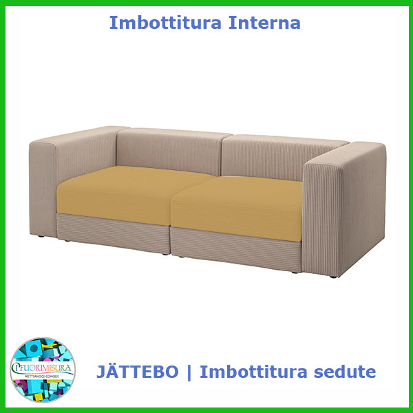 Rembourrage de siège JÄTTEBO compatible avec Ikea trois sièges