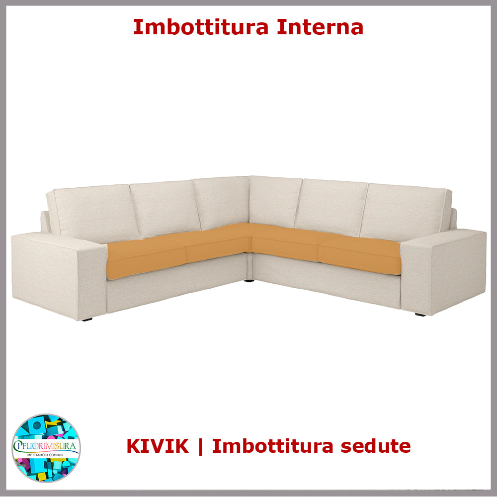 Acolchado de asiento Kivik compatible con sofá esquinero de 4 plazas Ikea