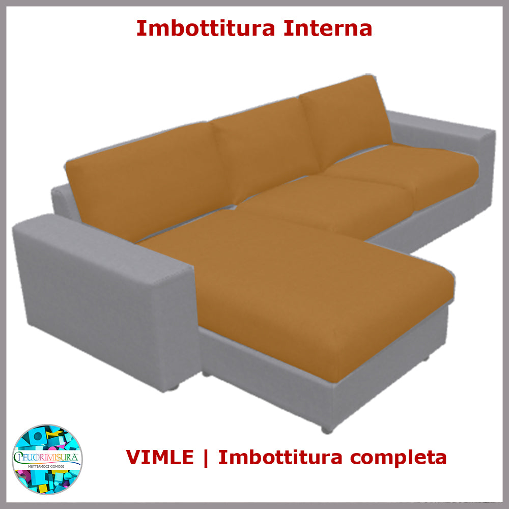 Imbottiture complete Vimle Ikea con 3 posti e chaise longue