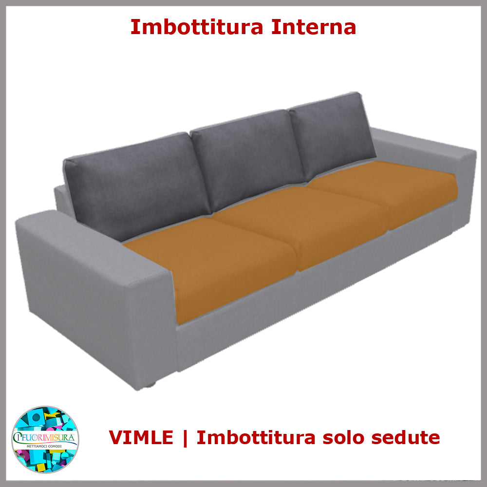 Imbottiture sedute Vimle compatibile Ikea tre posti – iFuorimisura