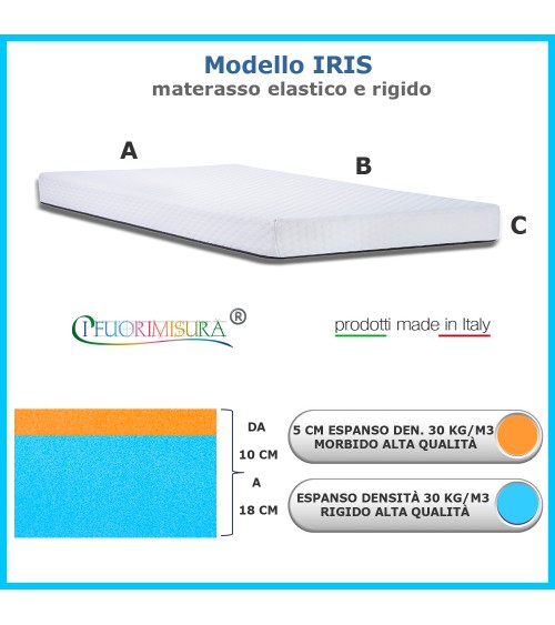 Modella Iris - materasso elastico e rigido