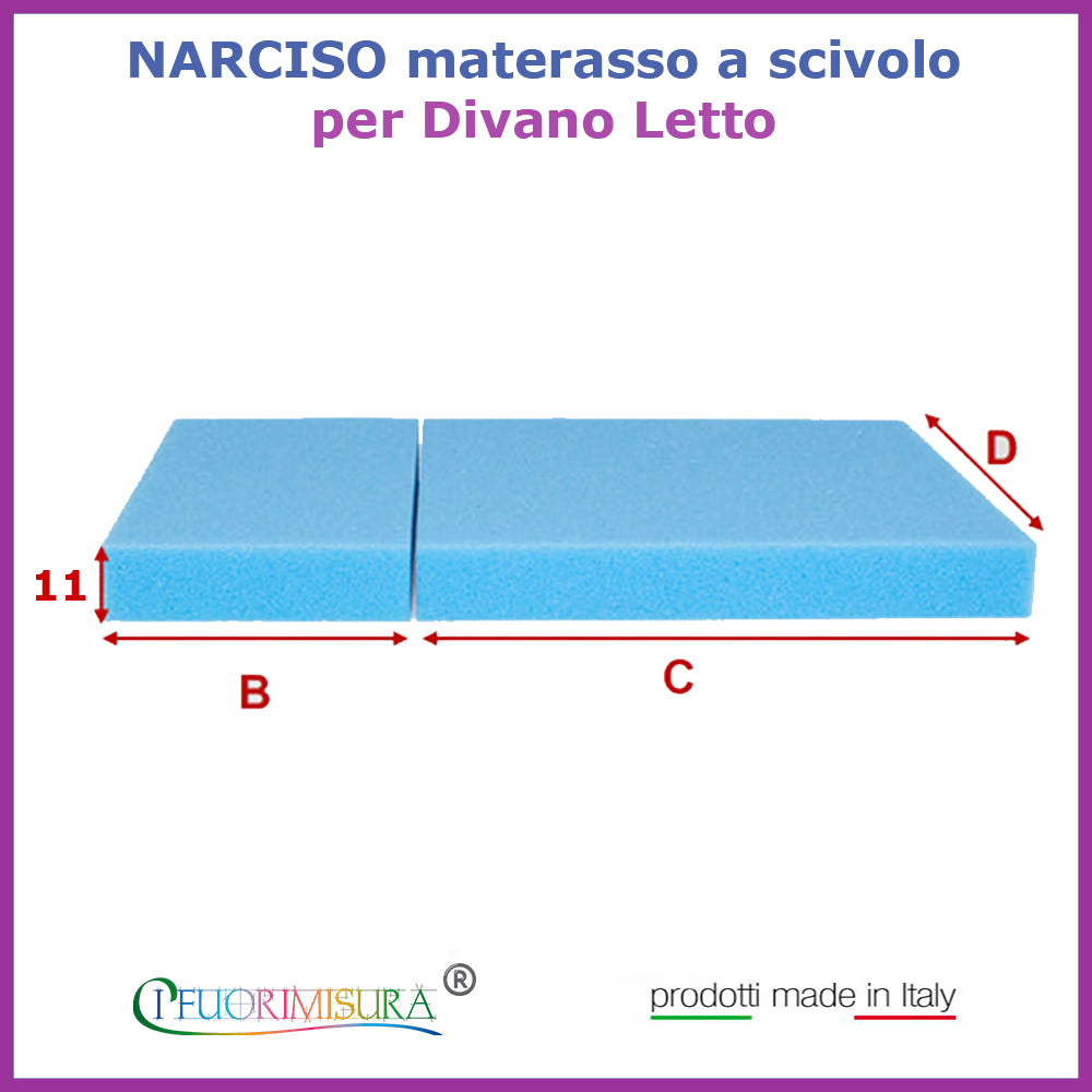 NARCISO SCIVOLO-Materasso Elastico E Traspirante In Espanso - Spessore 11 Cm -