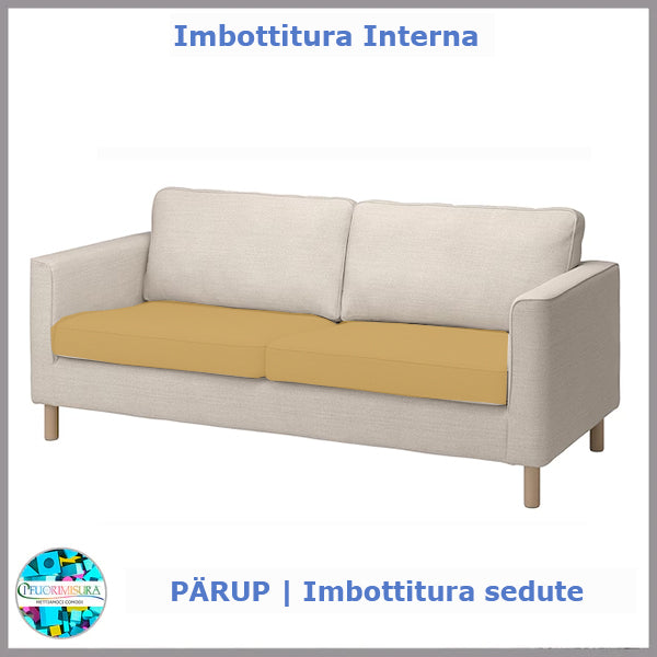 Rembourrage de siège PÄRUP compatible avec Ikea trois sièges