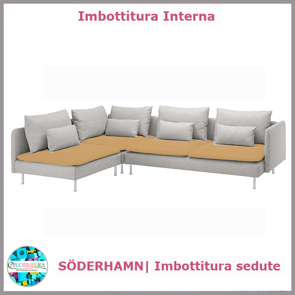 Sièges SÖDERHAMN compatibles avec le canapé d'angle 4 places Ikea