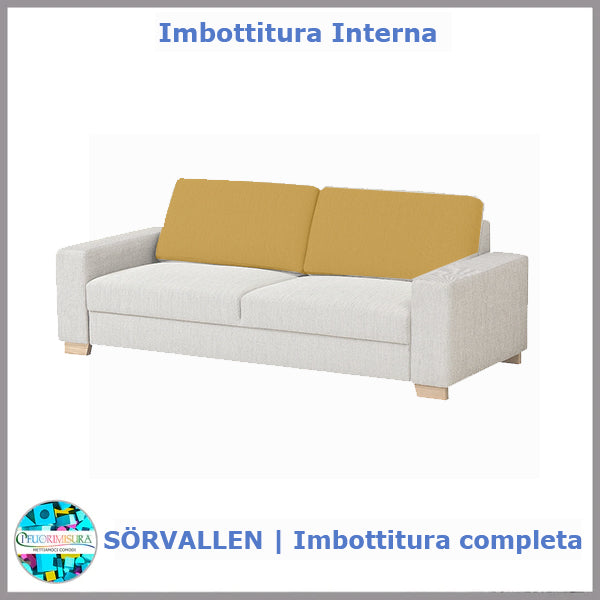 Coussins de dossier SÖRVALLEN compatibles avec Ikea biplace