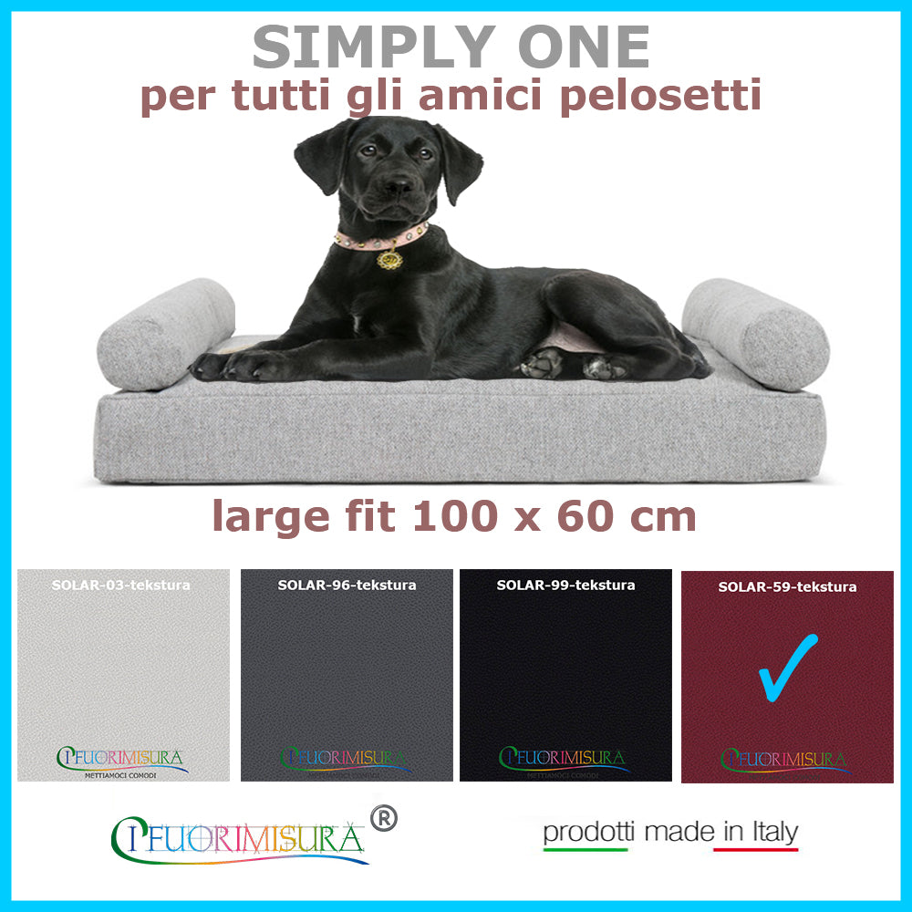 Simply One 100x60 colore prugna