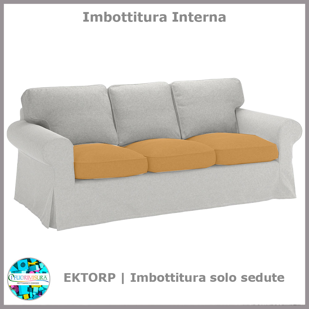 Imbottiture interne cuscini di seduta Ektorp Ikea tre posti 