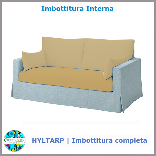 Imbottiture HYLTARP compatibile Ikea due posti complete