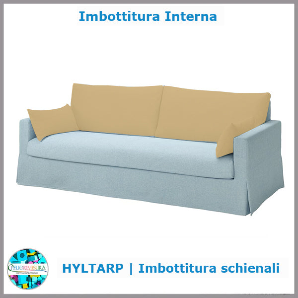 Imbottiture schienali HYLTARP compatibile Ikea tre posti