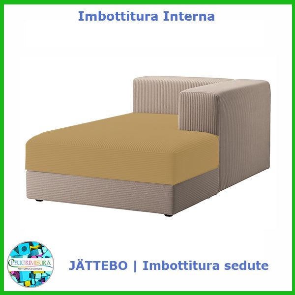 JÄTTEBO coussins d'assise méridienne Ikea