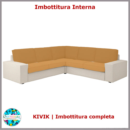 Imbottiture complete Kivik Ikea divano angolare 4 posti