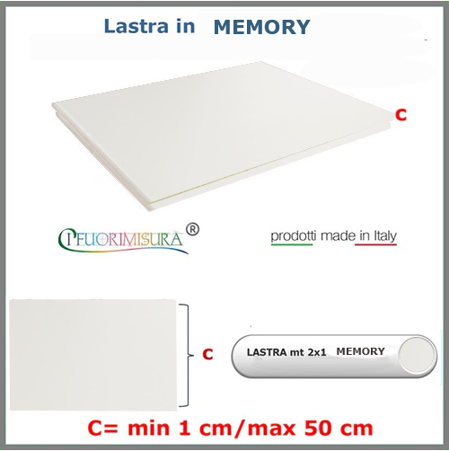 LASTRA DI MEMORY LISCIO SU MISURA