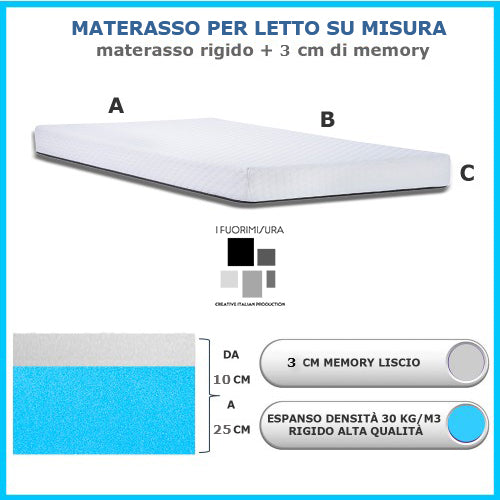 MATERASSO su misura per letto