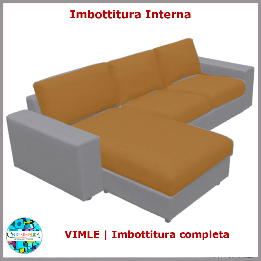 Imbottiture complete Vimle Ikea con 3 posti e  chaise longue