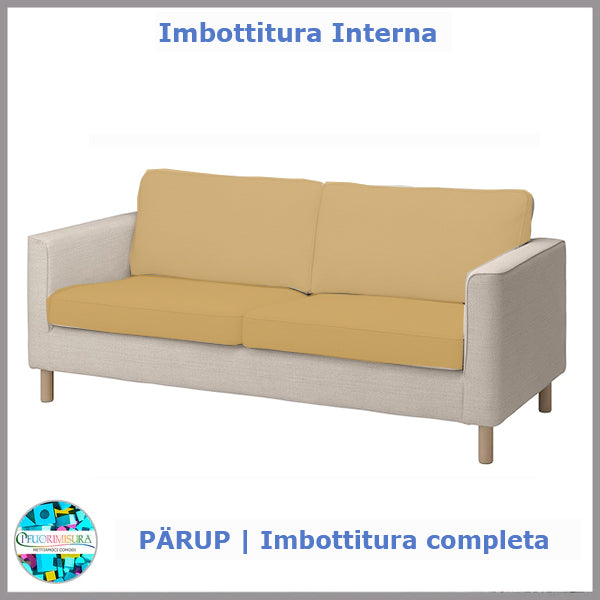 Complete three-seater PÄRUP Ikea padding