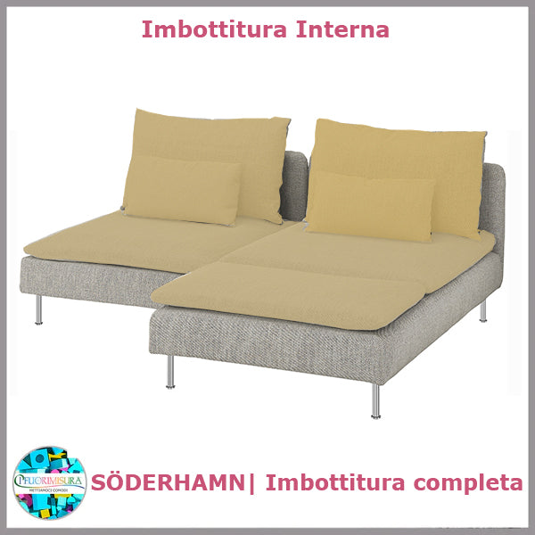 SÖDERHAMN Ikea two-seater with complete chaise longue