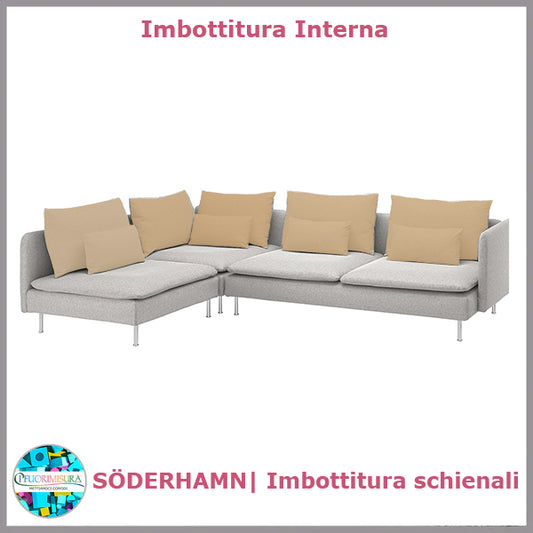 SÖDERHAMN Rückenlehnen Ikea 4-Sitzer-Ecksofa