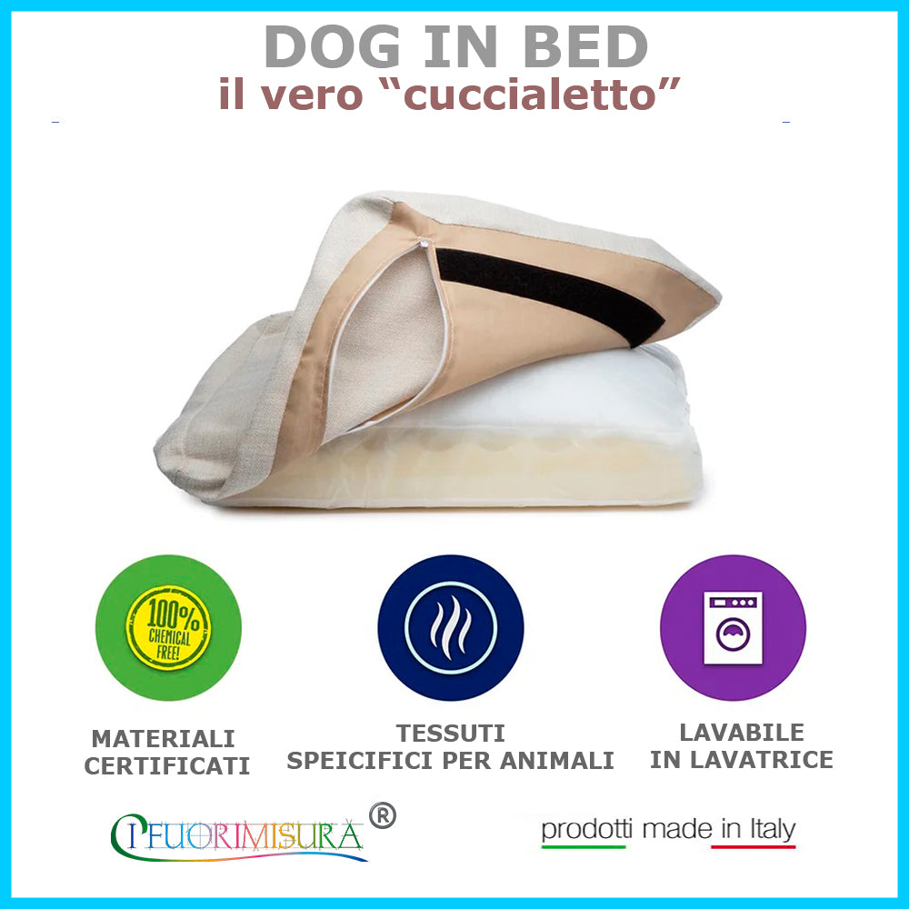 DOG IN BED - le vrai "chiot"