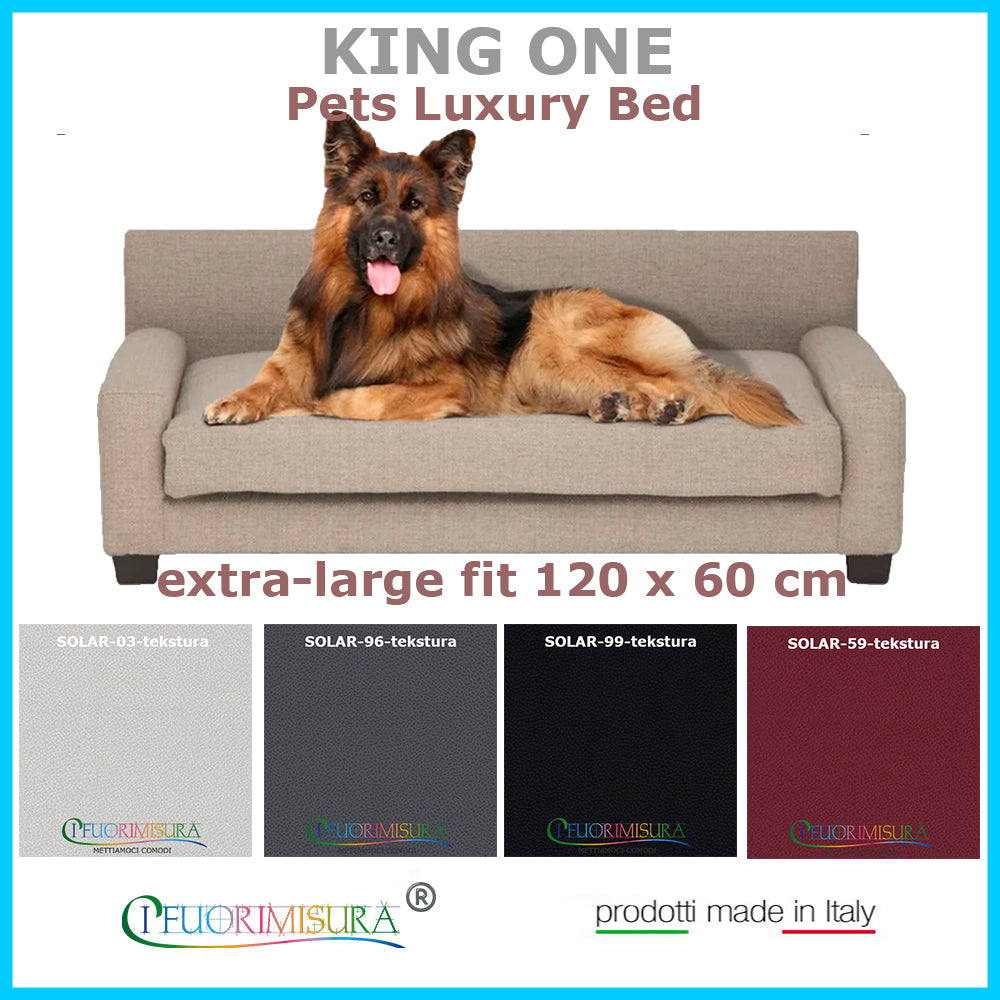 KING ONE divanetto per cani 120 x 60