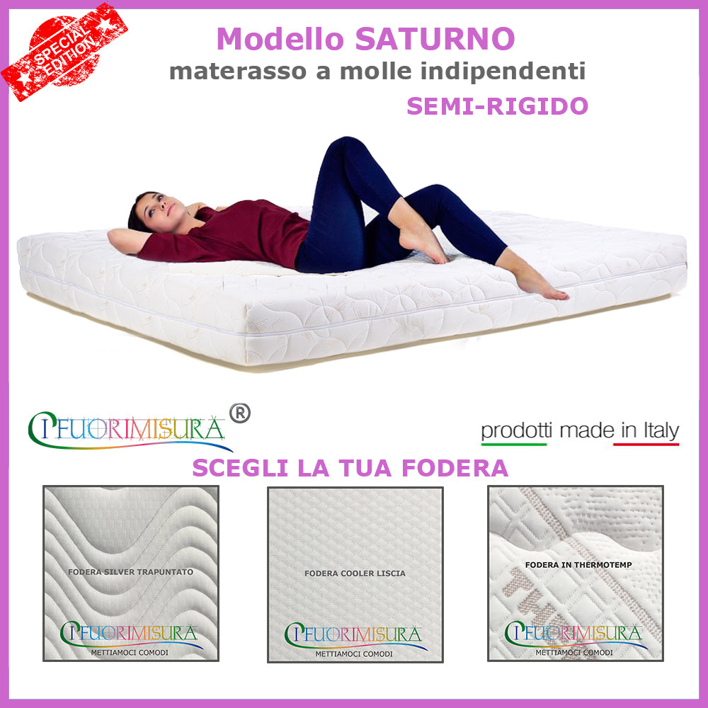 SATURNO COMFORT PLUS - Materasso a molle indipendenti - Intermedio