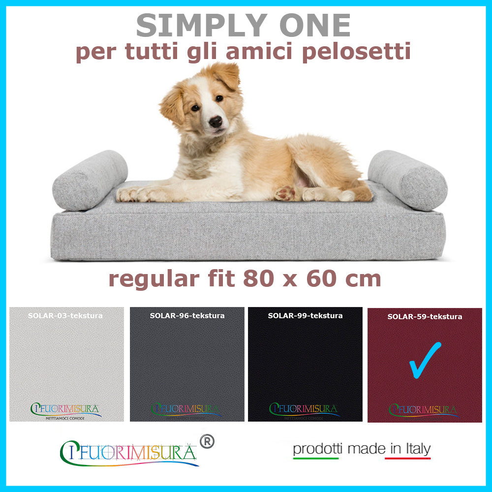 Simply One 80x60 colore prugna