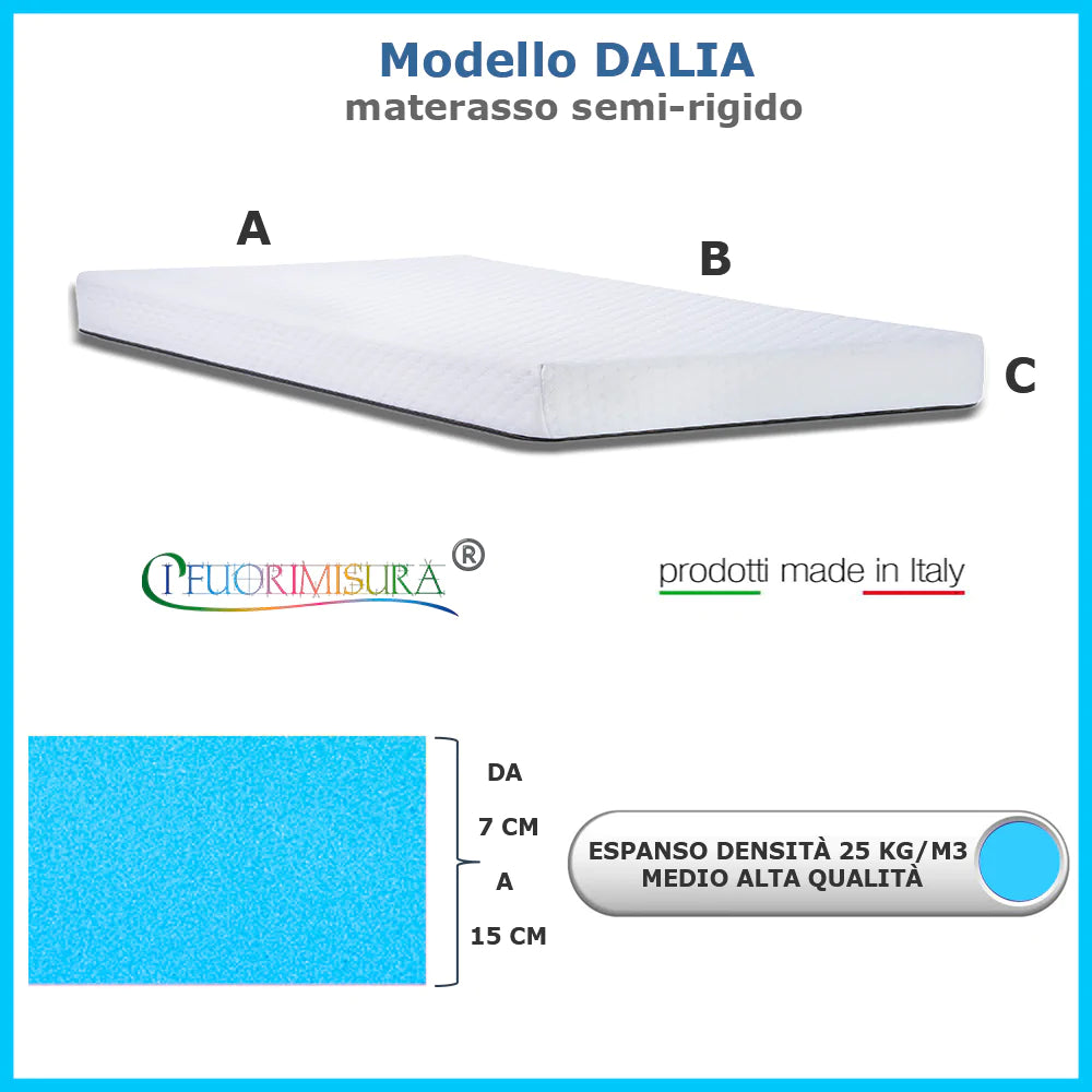 DALIA - Materasso Rettangolare per Barca