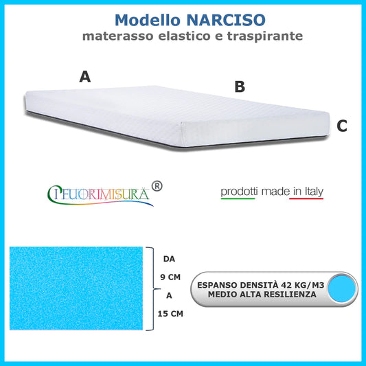 NARCISO - Matelas rectangulaire pour canapé-lit