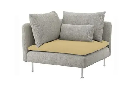 Imbottitura Söderhamn compatibile Ikea modulo ad angolo completo sedute