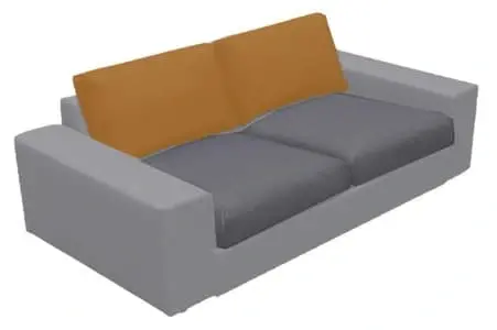 Imbottiture schienali Vimle compatibile Ikea 2 posti