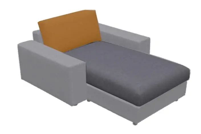 VIMLE schienale Chaise Lounge