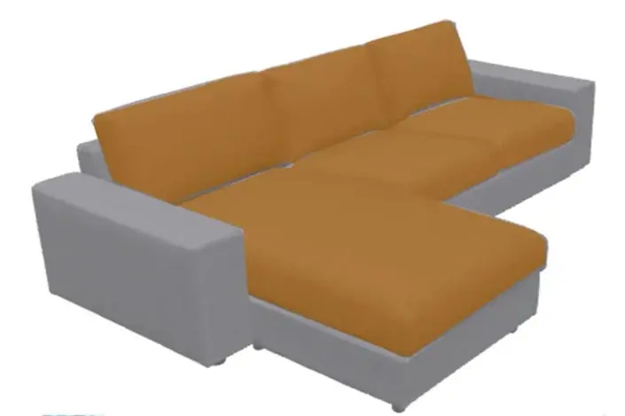 VIMLE completa 3P Chaise Lounge
