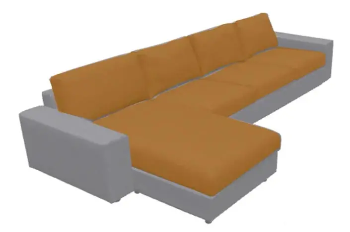 VIMLE completa 4P Chaise Lounge